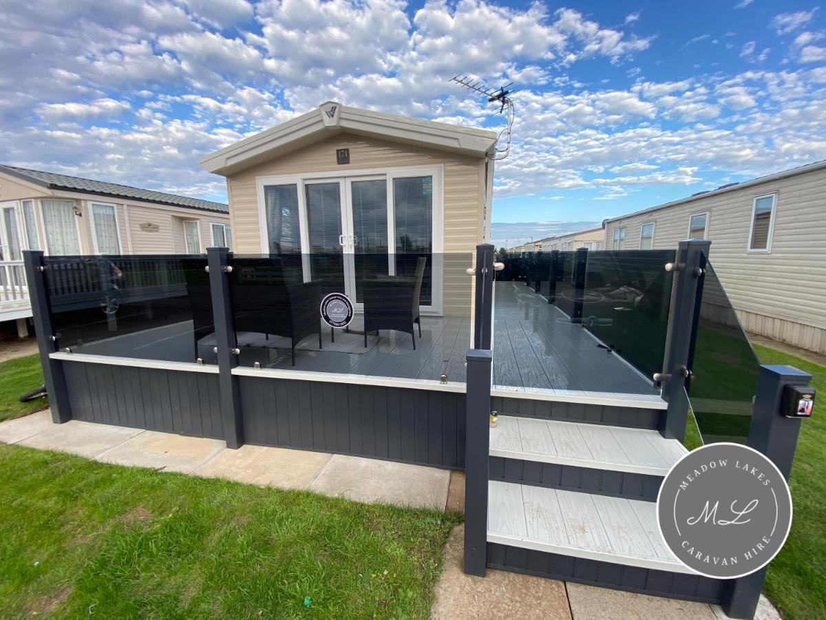 Meadow View 171 - Golden Palm - Central Heating, Wifi, Pet Friendly, Bed Linen - Meadow Lakes Caravan & Lodge Hire Chapel Saint Leonards Exterior photo